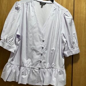 Puff sleeved blouse NWOT